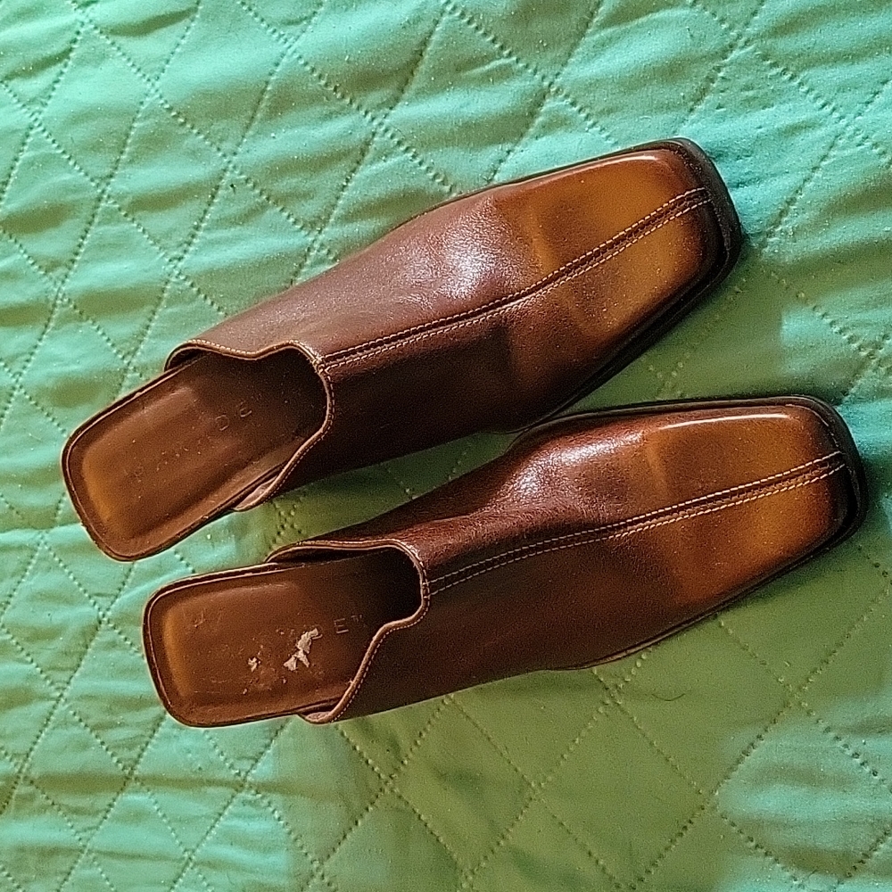 Parade Brown Leather Shoes Size 8